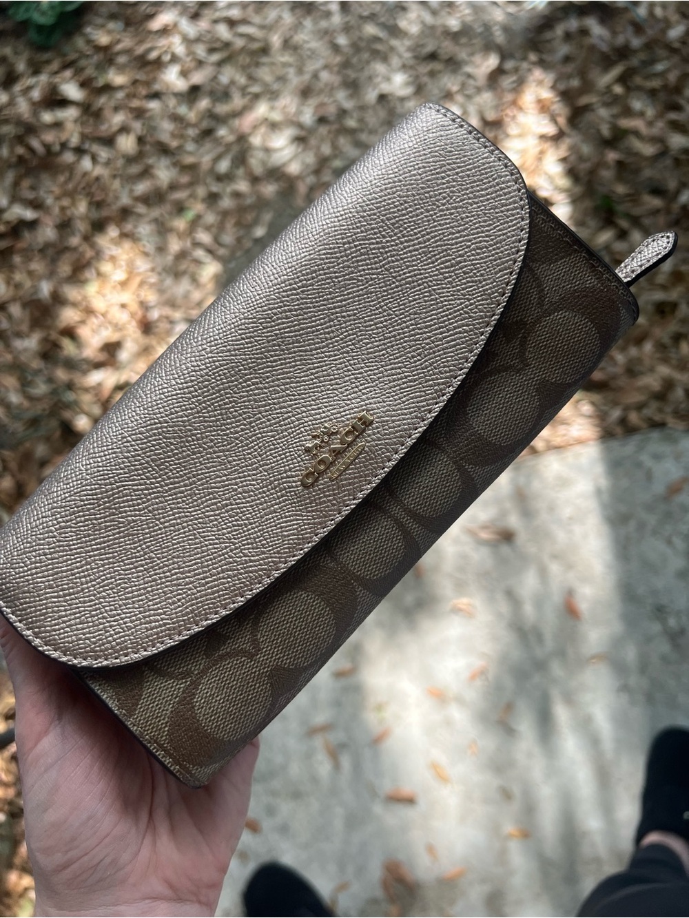 Coach Signature Slim Envelope Wallet (Retail $250)